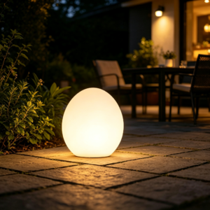 12-Inch LED Egg Light, USB Powered Remote Control Waterproof Lamp