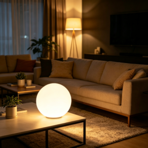 10" LED Orb Light, Rechargeable RGB Ball Light, IP44 Waterproof