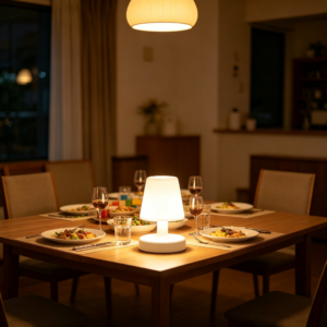 Outdoor Table lamp Rechargeable, IP44 Waterproof and RGB Light
