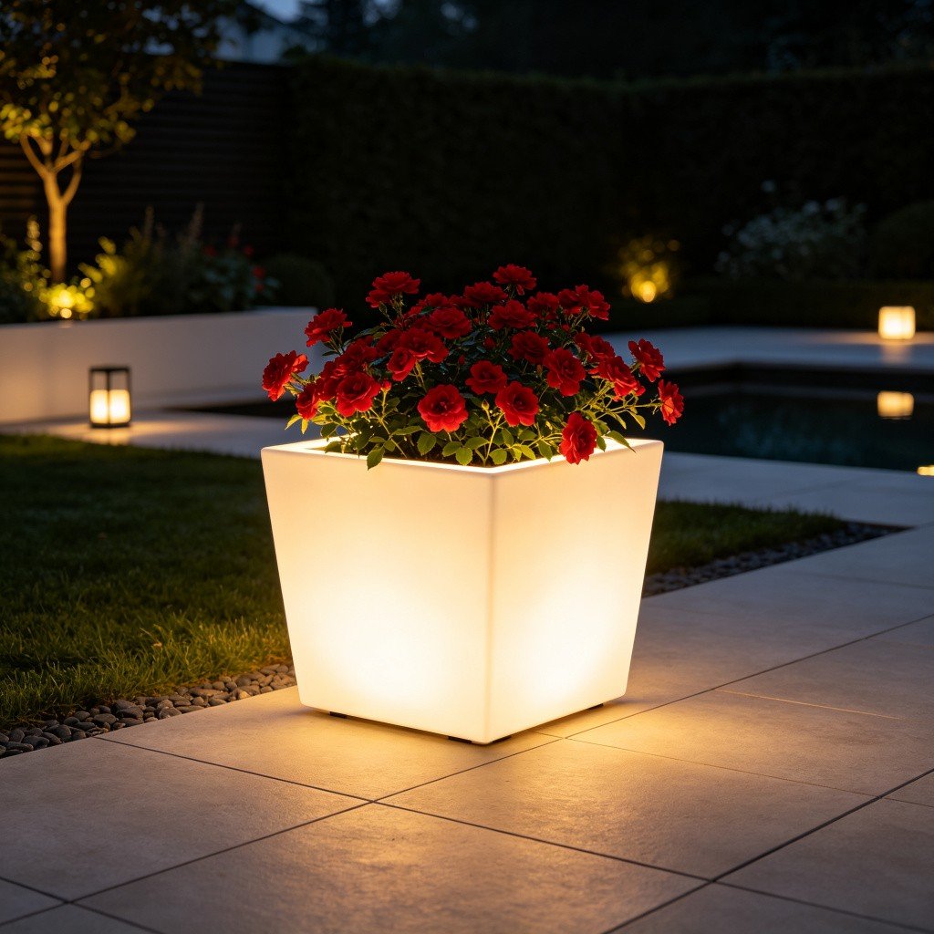 Flower Pot Light